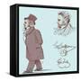 Ludwig van Beethoven-Johann Peter Lyser-Framed Stretched Canvas