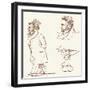 Ludwig van Beethoven-Johann Peter Lyser-Framed Giclee Print