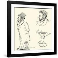 Ludwig van Beethoven-Johann Peter Lyser-Framed Giclee Print