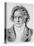 Ludwig Von Beethoven, German Composer, C1818-1822-August von Kloeber-Stretched Canvas
