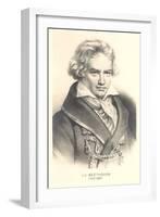 Ludwig Von Beethoven-null-Framed Art Print