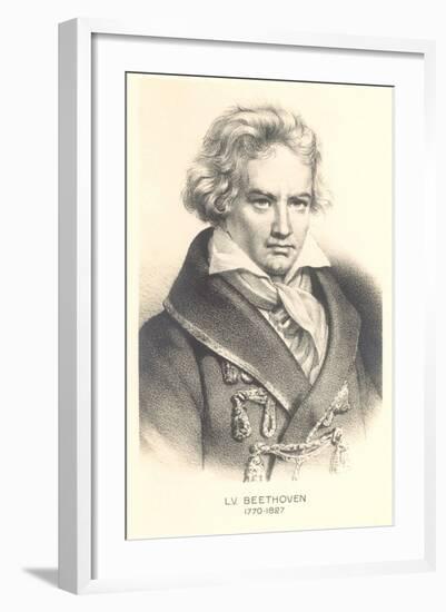 Ludwig Von Beethoven-null-Framed Art Print