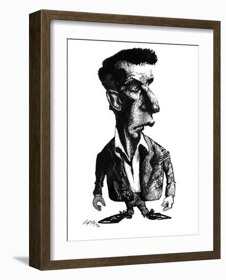 Ludwig Wittgenstein, Caricature-Gary Gastrolab-Framed Photographic Print