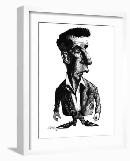 Ludwig Wittgenstein, Caricature-Gary Gastrolab-Framed Photographic Print