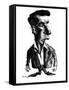 Ludwig Wittgenstein, Caricature-Gary Gastrolab-Framed Stretched Canvas