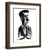 Ludwig Wittgenstein, Caricature-Gary Gastrolab-Framed Photographic Print