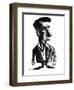 Ludwig Wittgenstein, Caricature-Gary Gastrolab-Framed Photographic Print