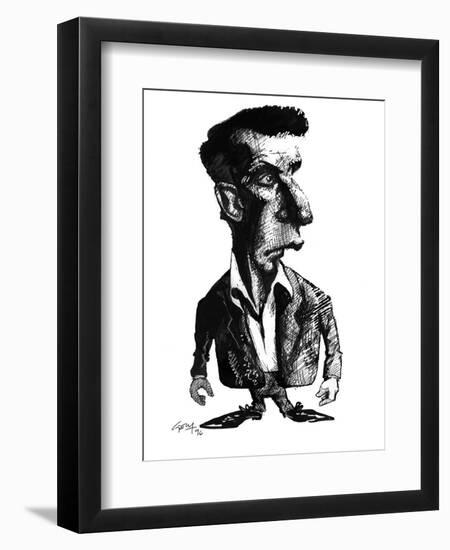 Ludwig Wittgenstein, Caricature-Gary Gastrolab-Framed Photographic Print