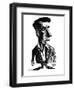 Ludwig Wittgenstein, Caricature-Gary Gastrolab-Framed Photographic Print