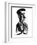 Ludwig Wittgenstein, Caricature-Gary Gastrolab-Framed Photographic Print