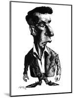 Ludwig Wittgenstein, Caricature-Gary Gastrolab-Mounted Photographic Print