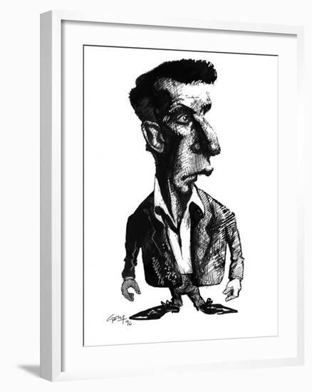 Ludwig Wittgenstein, Caricature-Gary Gastrolab-Framed Photographic Print