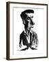 Ludwig Wittgenstein, Caricature-Gary Gastrolab-Framed Photographic Print