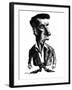 Ludwig Wittgenstein, Caricature-Gary Gastrolab-Framed Photographic Print