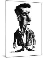 Ludwig Wittgenstein, Caricature-Gary Gastrolab-Mounted Photographic Print