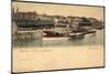 Ludwigshafen Rhein, Blick Auf Rheinvorland, Dampfer Moltke-null-Mounted Giclee Print