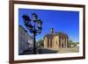 Ludwigsplatz Square and Church of St. Ludwig in Saarbrucken, Saarland, Germany, Europe-Hans-Peter Merten-Framed Photographic Print