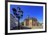 Ludwigsplatz Square and Church of St. Ludwig in Saarbrucken, Saarland, Germany, Europe-Hans-Peter Merten-Framed Photographic Print