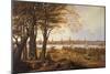 Luebeck as Seen from the East, from the Direction of Marli, C. 1840-Carl Rottmann-Mounted Giclee Print