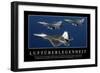 Luftherrschaft: Motivationsposter Mit Inspirierendem Zitat-null-Framed Premium Photographic Print