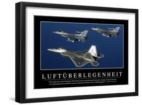 Luftherrschaft: Motivationsposter Mit Inspirierendem Zitat-null-Framed Photographic Print