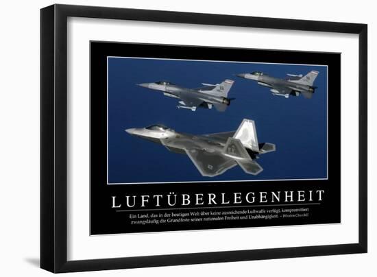 Luftherrschaft: Motivationsposter Mit Inspirierendem Zitat-null-Framed Photographic Print