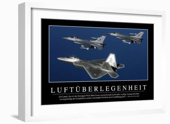 Luftherrschaft: Motivationsposter Mit Inspirierendem Zitat-null-Framed Photographic Print