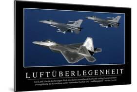 Luftherrschaft: Motivationsposter Mit Inspirierendem Zitat-null-Mounted Photographic Print