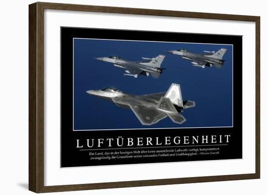 Luftherrschaft: Motivationsposter Mit Inspirierendem Zitat-null-Framed Photographic Print