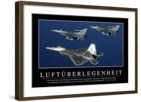 Luftherrschaft: Motivationsposter Mit Inspirierendem Zitat-null-Framed Photographic Print