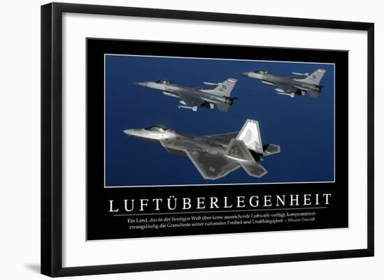 Luftherrschaft: Motivationsposter Mit Inspirierendem Zitat-null-Framed Photographic Print