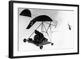 LUG Flex-Wing Light Utility Glider Carrying Field Gun-null-Framed Photographic Print