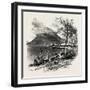 Lugano and Monte Salvatore, the Italian Lakes, Italy, 19th Century-null-Framed Giclee Print