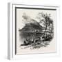 Lugano and Monte Salvatore, the Italian Lakes, Italy, 19th Century-null-Framed Giclee Print