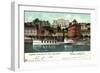 Lugano Kanton Tessin, Hotel Bristol,Dampfer Generoso-null-Framed Giclee Print