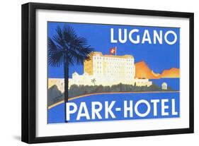 Lugano Park Hotel-null-Framed Art Print