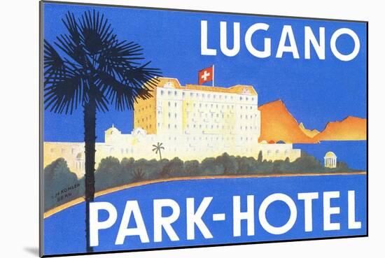 Lugano Park Hotel-null-Mounted Art Print
