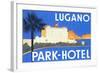 Lugano Park Hotel-null-Framed Art Print