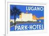 Lugano Park Hotel-Found Image Press-Framed Giclee Print
