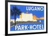 Lugano Park Hotel-Found Image Press-Framed Giclee Print