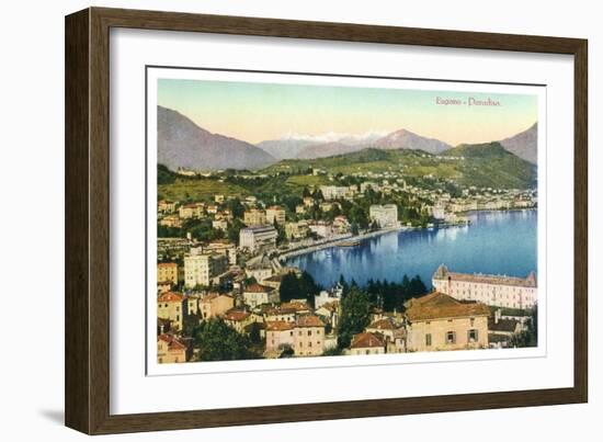 Lugano, Switzerland, 20th Century-null-Framed Giclee Print