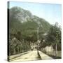 Lugano (Switzerland), the Funicular Station of Mount San Salvatore, Circa 1890-Leon, Levy et Fils-Stretched Canvas