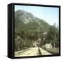 Lugano (Switzerland), the Funicular Station of Mount San Salvatore, Circa 1890-Leon, Levy et Fils-Framed Stretched Canvas