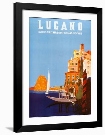Lugano-Daniele Buzzi-Framed Art Print
