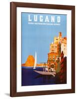 Lugano-Daniele Buzzi-Framed Art Print