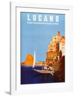 Lugano-Daniele Buzzi-Framed Art Print