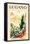 Lugano-Ernest Linzell-Framed Stretched Canvas