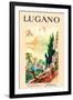 Lugano-Ernest Linzell-Framed Art Print