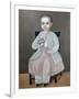 Lugarda Hernandez as Girl, 19th Century, Painting by Unknown Artist-null-Framed Giclee Print