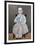 Lugarda Hernandez as Girl, 19th Century, Painting by Unknown Artist-null-Framed Giclee Print